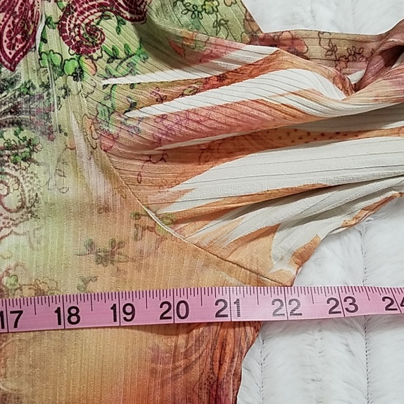 AVENUE stretch vibrant graphic print sz.14/16 travel office church casual - Picture 5 of 7